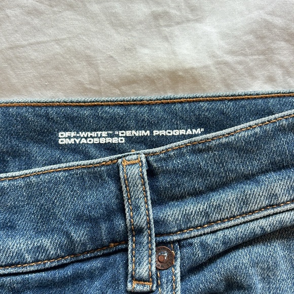 Off-White Blue Denim Jeans - Picture 6 of 11